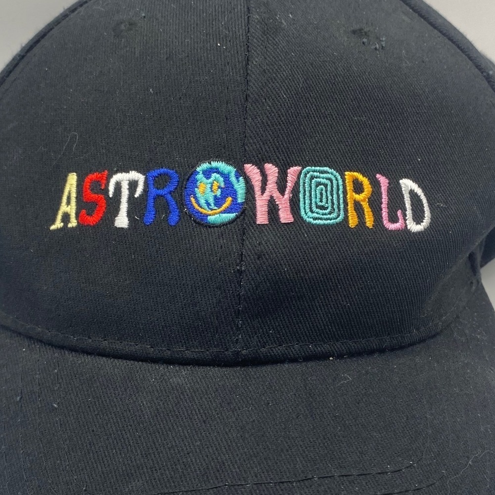 Travis Scott Astroworld Wish You Were Here Tour Hat Black Cap Adjustable